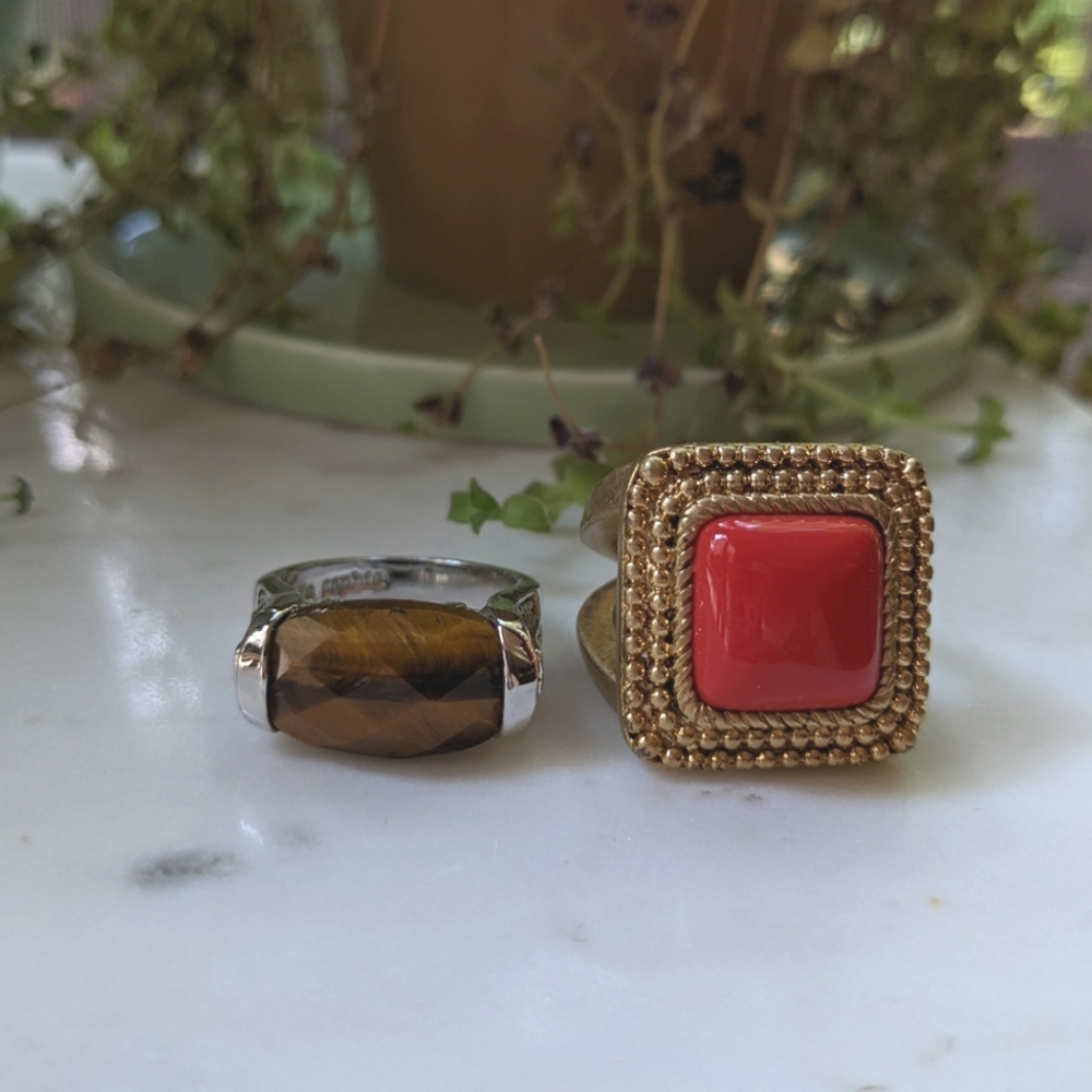 Lia Sophia Ring Set
